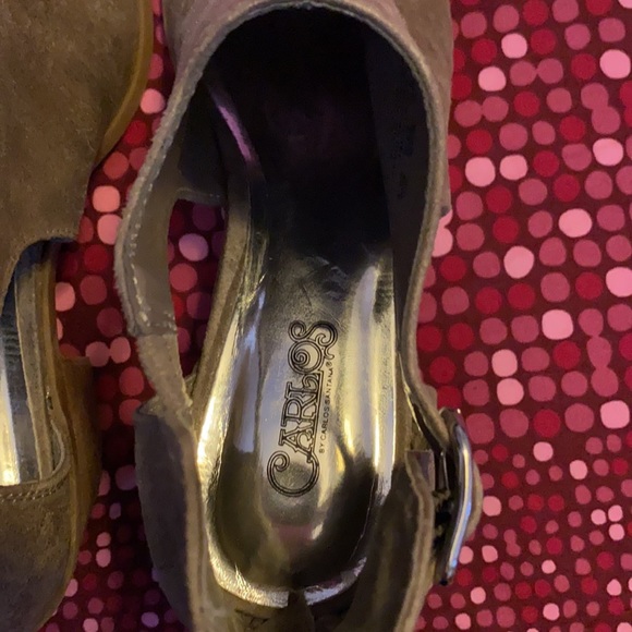 Carlos Santana open toe shoes/ankle booties. - Picture 8 of 9